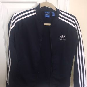 adidas navy track jacket